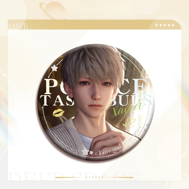 LaDS Double Flash Badge 81-105 - All Characters 75mm 58mm Tinplate Game Merchandise - merrys