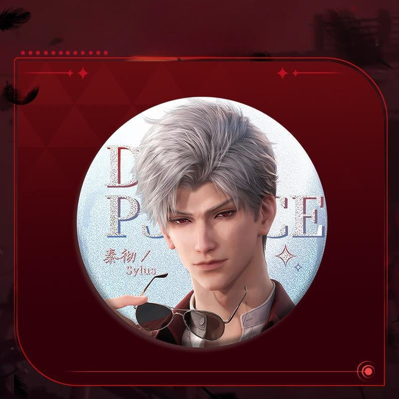 LaDS Sylus Double Flash Badge - All Characters 75mm 58mm Tinplate Anime Merchandise - merrys