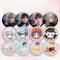 LaDS Collab Series Double Flash Badge - Tinplate 58/75mm Anime Merch - merrys