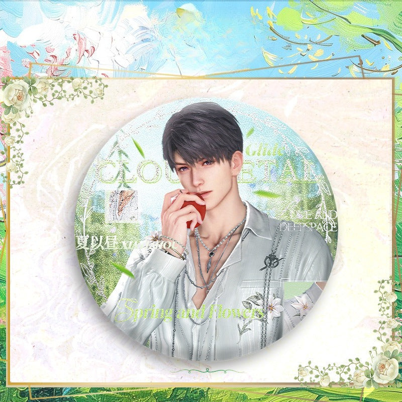 LaDS Double Flash Badge 143-196 - Diameter 75mm 58mm Tinplate Anime Merchandise - merrys