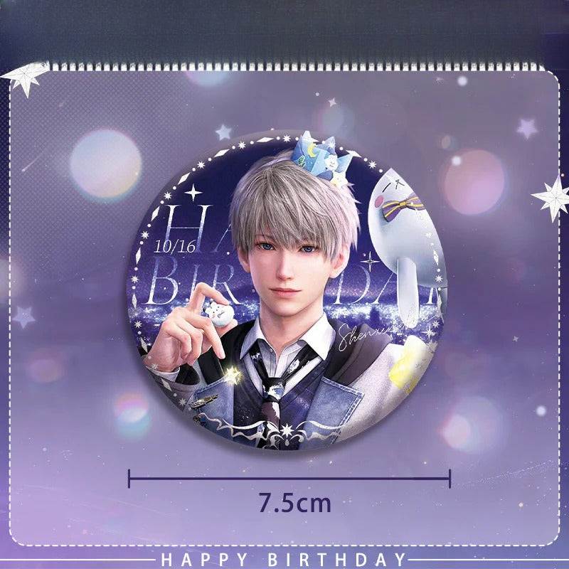 Xavier 2025 Birthday Series Merchandise - Combo Set of Sandwich Standee, Double Flash Badge, Art Card, Keychain - merrys