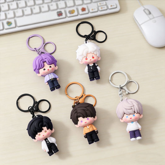 Lads High-End Custom Chibi Cute Mini Plushie Keychain Charms