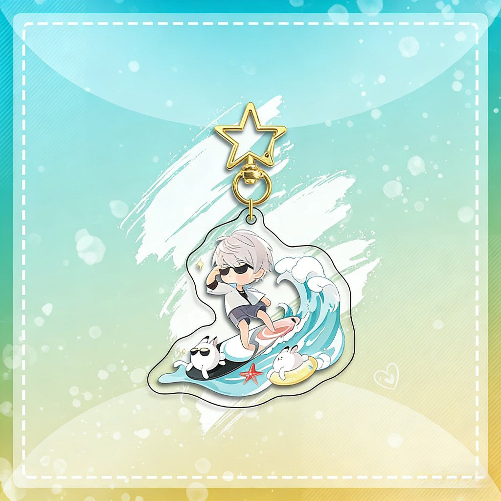 LaDS Chibi Keychain Star Buckle Charm - Rafayel, Xavier Merchandise - merrys