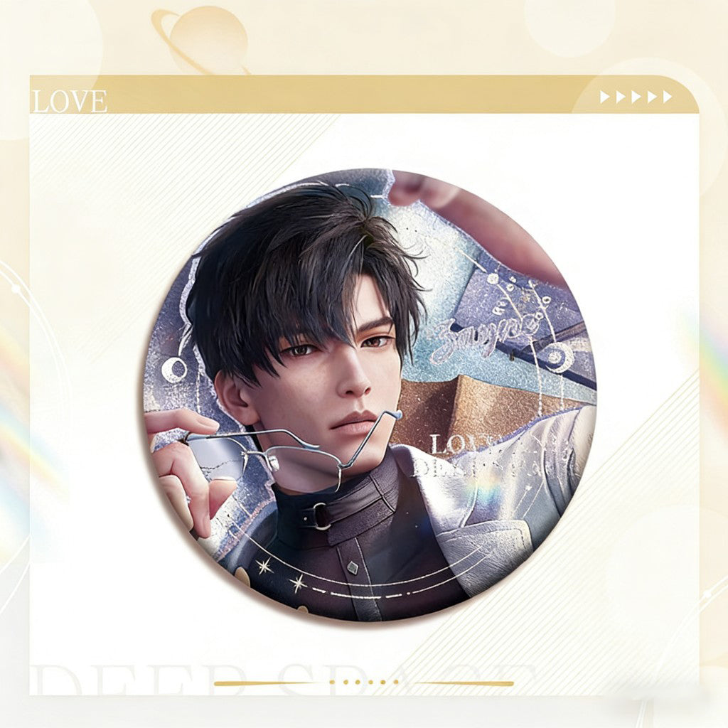 LaDS Double Flash Badge - 75mm 58mm Tinplate Anime Game Merchandise - merrys