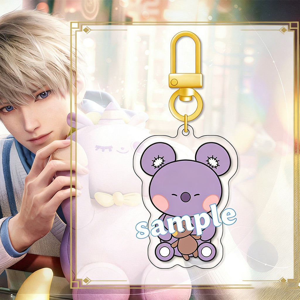 LaDS Doll Series U-shaped Buckle - Electroplated Golden Buckle Charm Acrylic Anime Merchandise - merrys