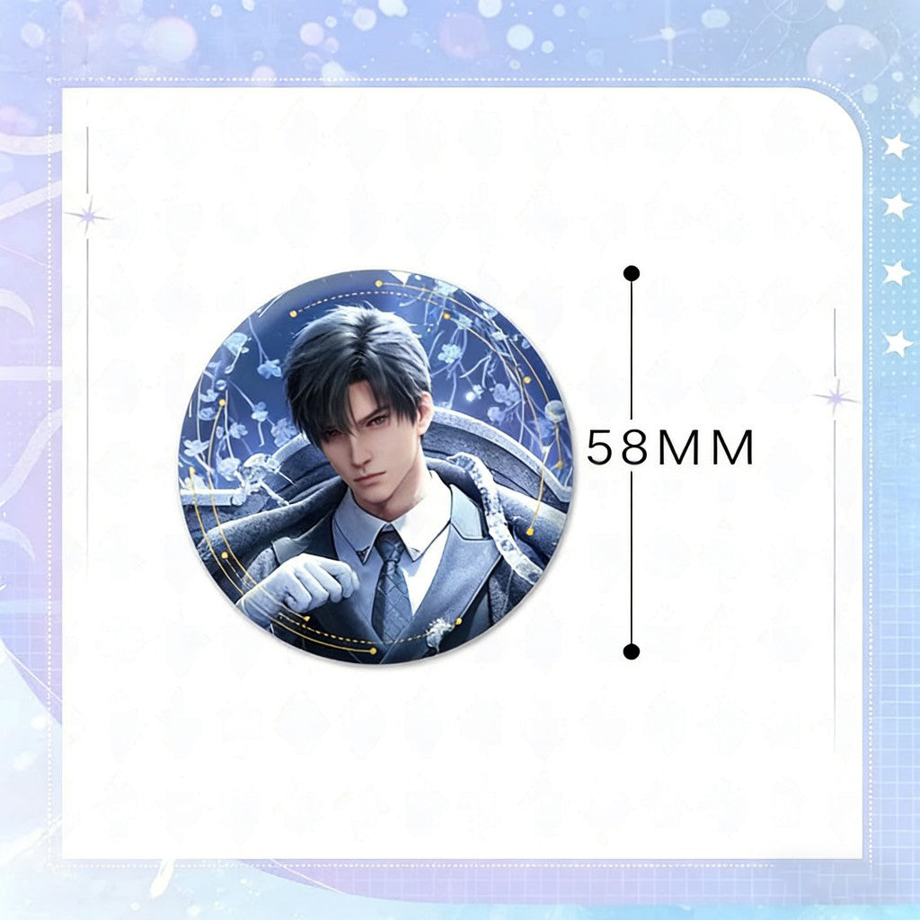 LaDS Badge Merchandise - Tinplate Star Fantasy Film Zayne, Rafayel, Xavier Game Merchandise - merrys