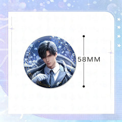 LaDS Badge Merchandise - Tinplate Star Fantasy Film Zayne, Rafayel, Xavier Game Merchandise - merrys