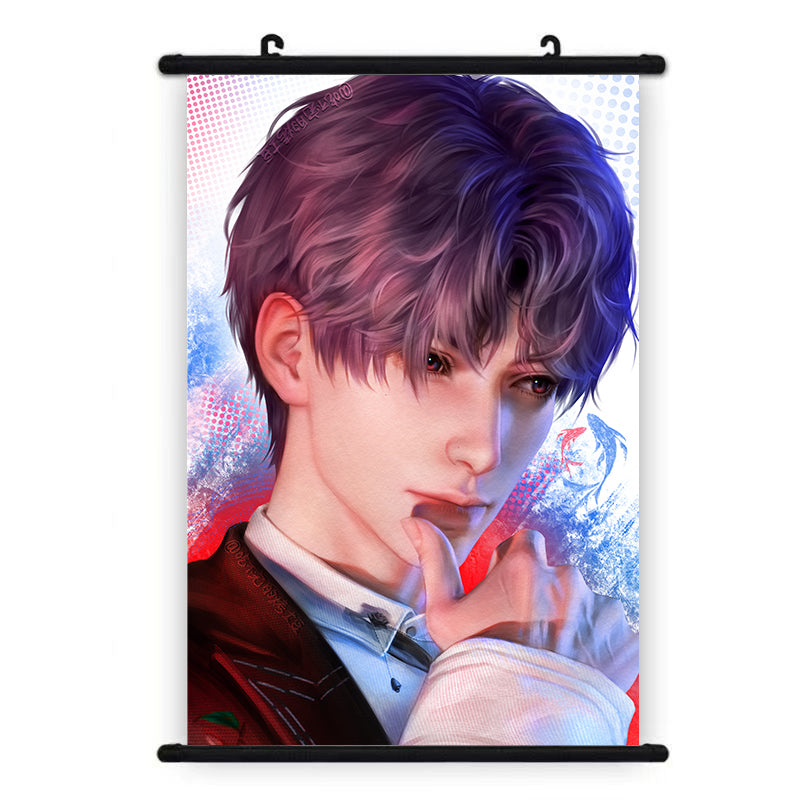 Rafayel Series Artist-Hand-Painted Original Fan Art LaDS Canvas Wall Scroll - Anime Game Merch