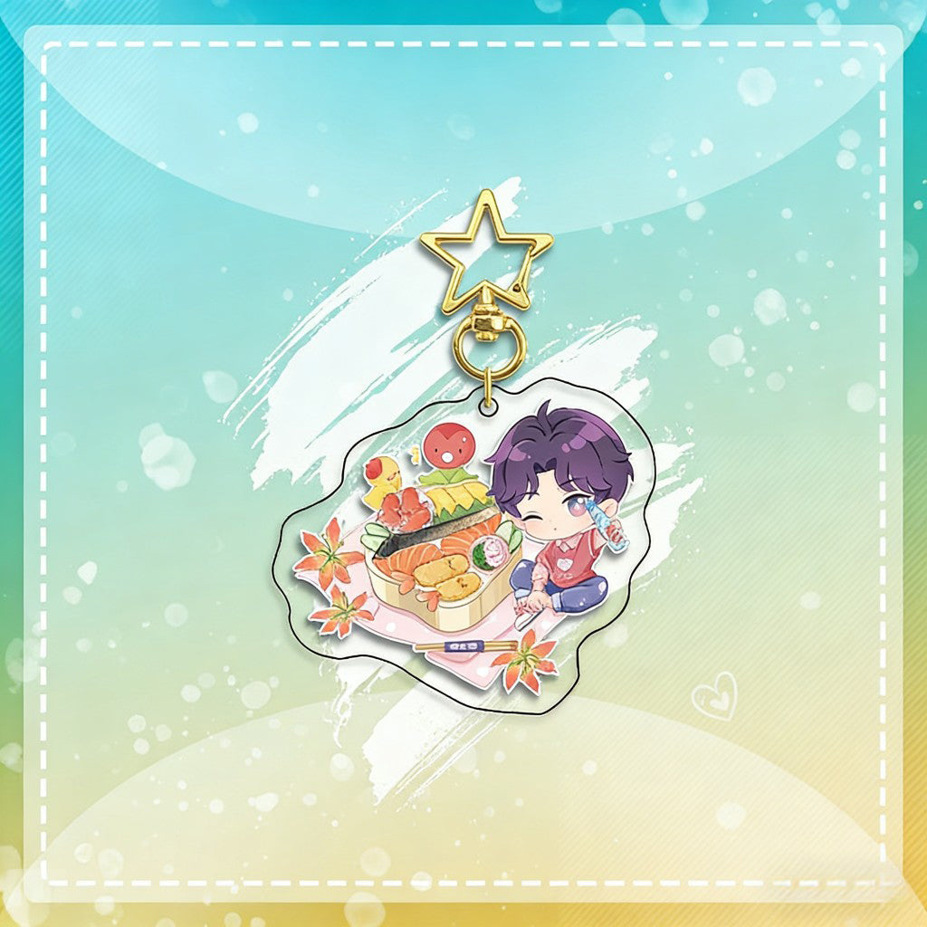 LaDS Chibi Keychain Star Buckle Charm - Rafayel, Xavier Merchandise - merrys