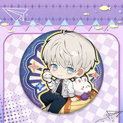 LaDS Double Flash Badge - 75mm 58mm Tinplate Anime Game Merchandise - merrys