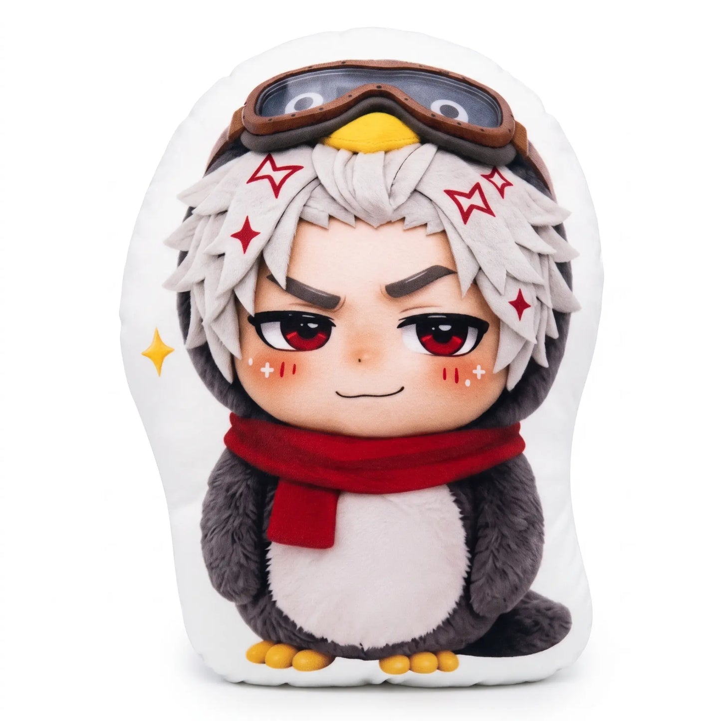 GUDU Plush Pillow — Custom-Shaped Gugugaga Penguin Cushion