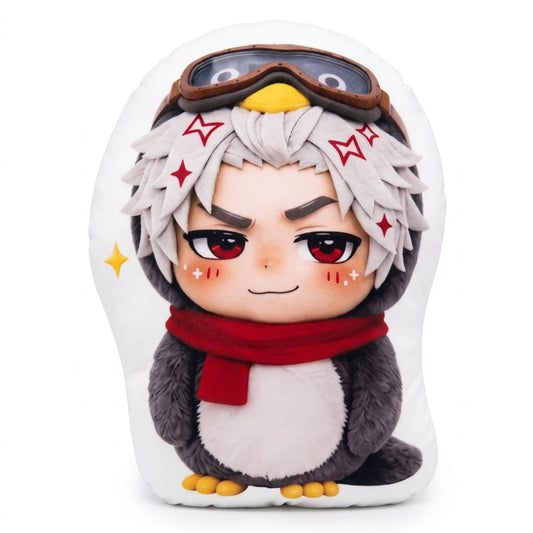 GUDU Plush Pillow — Custom-Shaped Gugugaga Penguin Cushion