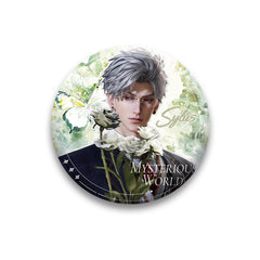 LaDS Double Flash Badge 127-154 - Diameter 75mm 58mm Tinplate Anime Game Merchandise - merrys