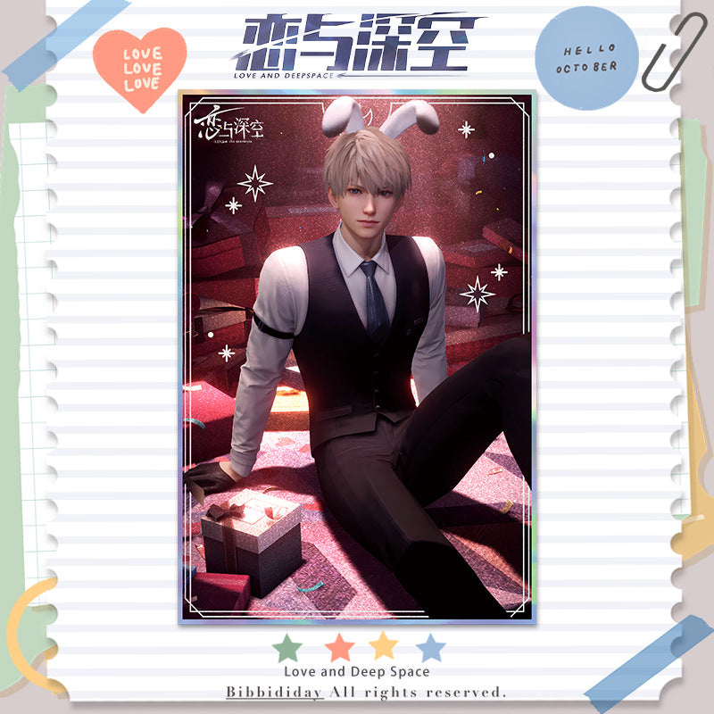 LaDS Series 501 Acrylic Double Flash Art Card - High-Definition Printing Anime Mobile Game Merchandise - merrys