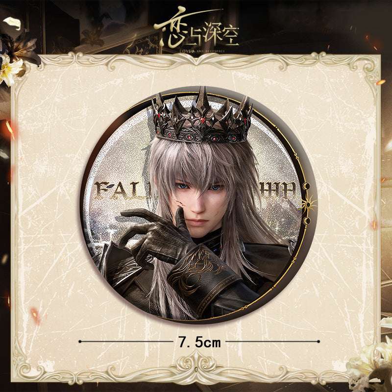 Love and DeepSpace Xavier Falling Crown Series - Acrylic Sandwich Standee, Art Paper & Quicksand Keychain - merrys