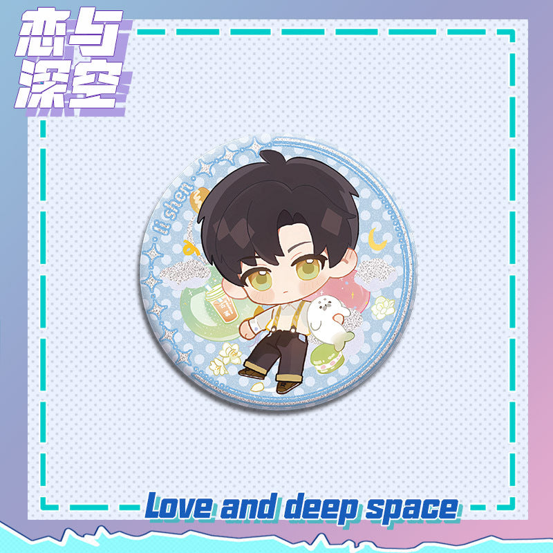 Love and DeepSpace X Guming Co-branded - Sandwich Standee, Quicksand Ticket Stub, 75mm Double Flash Badge