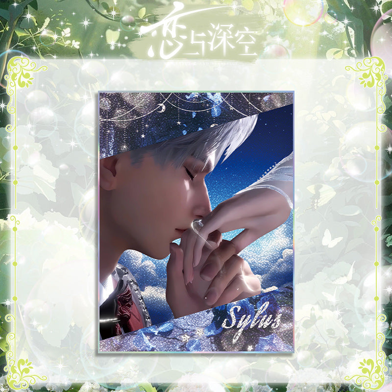 Love and DeepSpace Wedding Series 501 Acrylic Double Flash Art Card High-Definition Printing Anime Mobile Game Merchandise