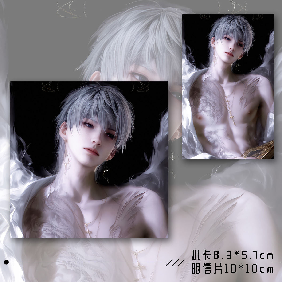 Artist-Authorized Lads Xavier Holographic Laser Badge Set