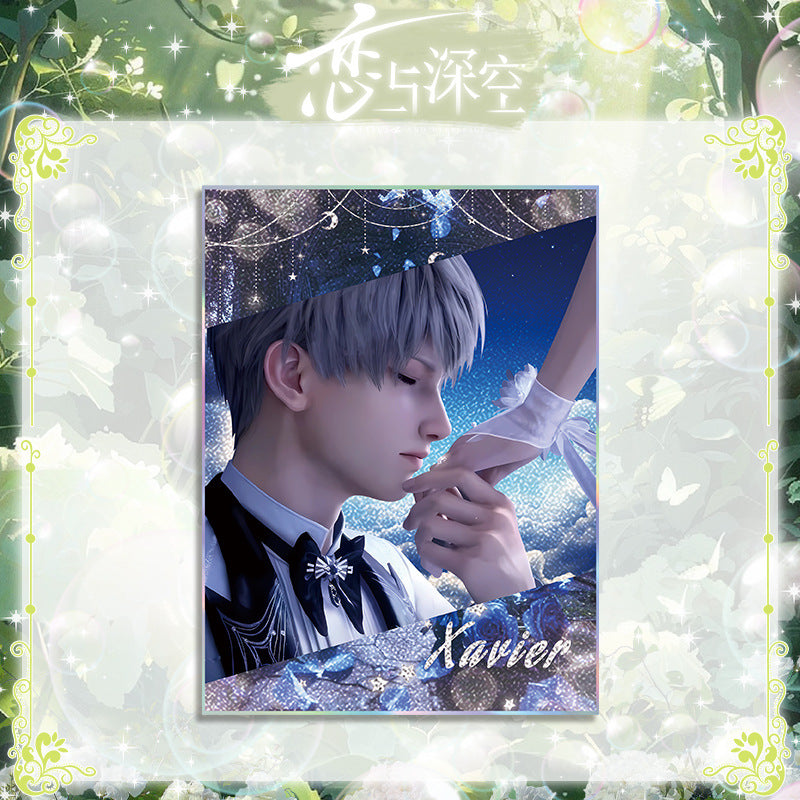 Love and DeepSpace Wedding Series 501 Acrylic Double Flash Art Card High-Definition Printing Anime Mobile Game Merchandise