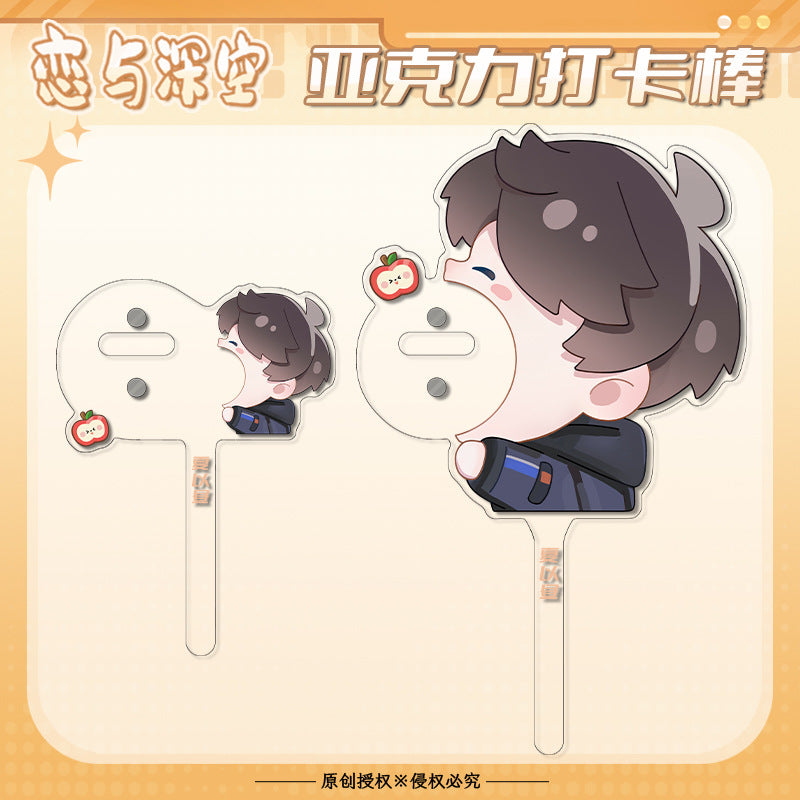 LaDS Original Badge Acrylic Check-in Stick - Badge Holder Display Set Ita Bag Decoration Anime Merchandise - merrys