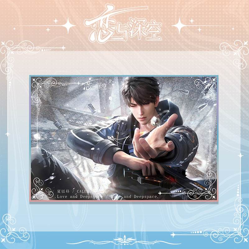 LaDS Series 501 Caleb Acrylic Double Flash Art Card - High-Definition Printing Anime Mobile Game Merchandise - merrys