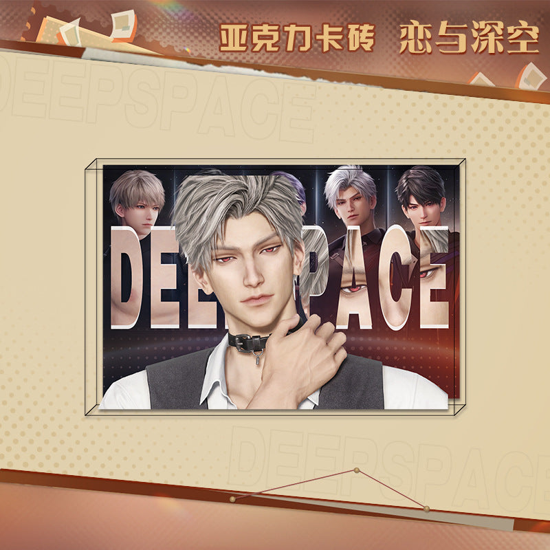 LaDS New Acrylic Card Brick - High-Definition Printing Double-Sided Pattern Doujin Anime Desktop Decoration - merrys