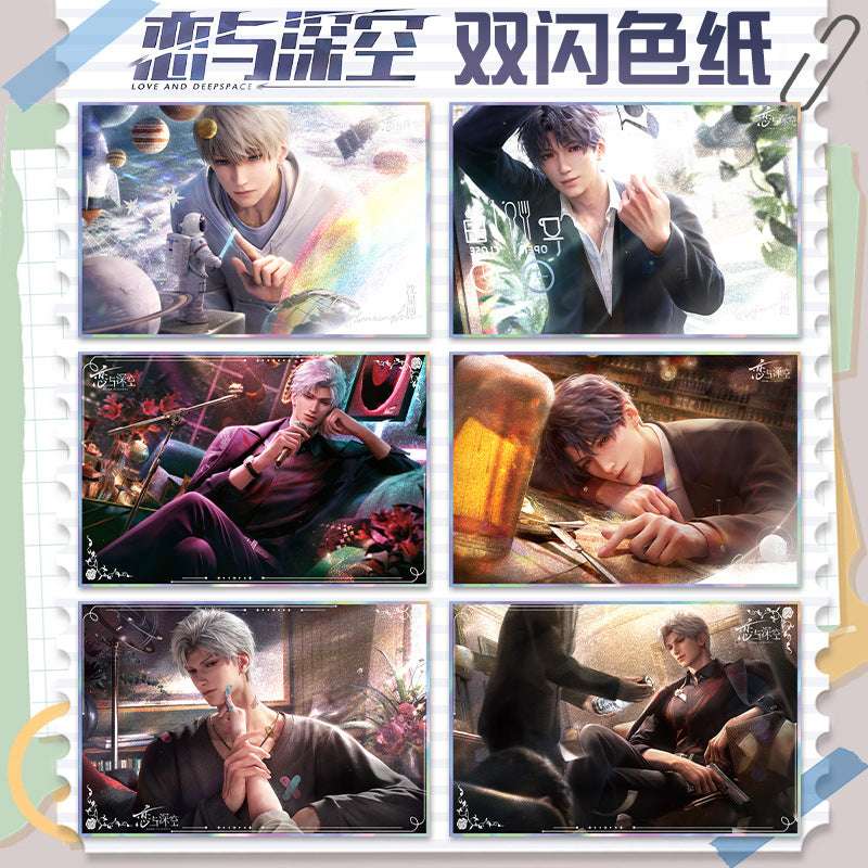 LaDS Series 501 Acrylic Double Flash Art Card - High-Definition Printing Anime Mobile Game Merchandise - merrys