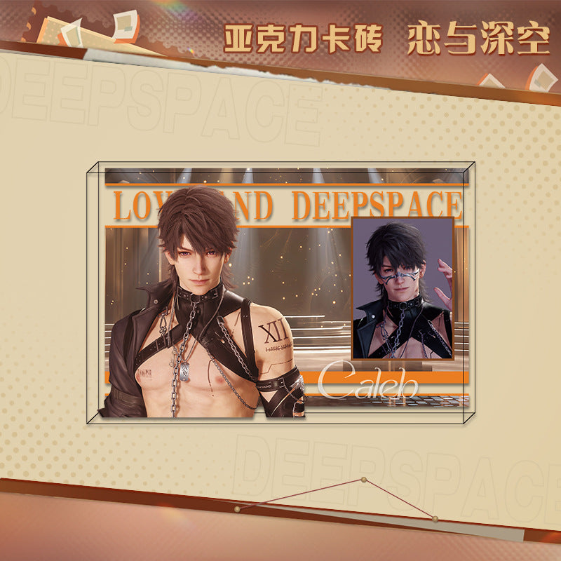 LaDS New Acrylic Card Brick - High-Definition Printing Double-Sided Pattern Doujin Anime Desktop Decoration - merrys