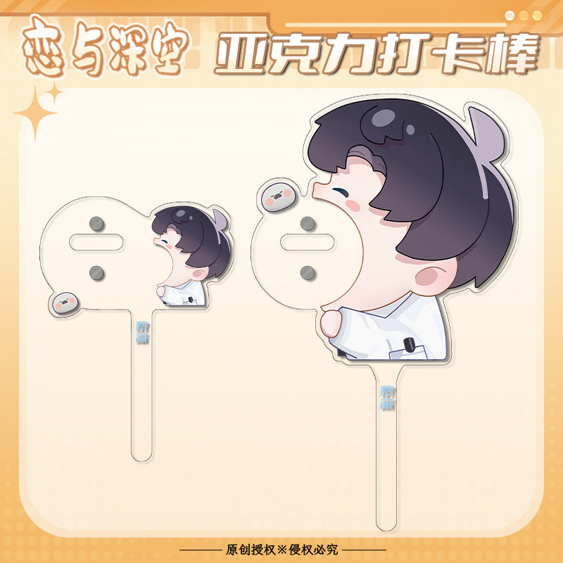 LaDS Original Badge Acrylic Check-in Stick - Badge Holder Display Set Ita Bag Decoration Anime Merchandise - merrys