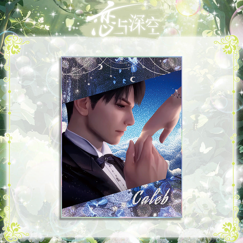 Love and DeepSpace Wedding Series 501 Acrylic Double Flash Art Card High-Definition Printing Anime Mobile Game Merchandise