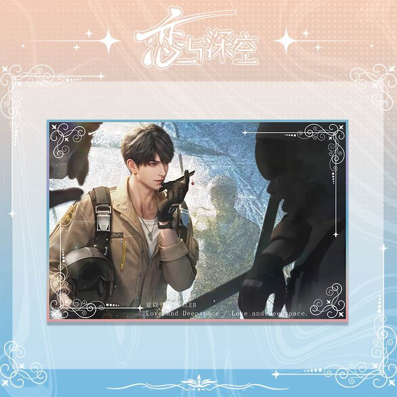 LaDS Series 501 Caleb Acrylic Double Flash Art Card - High-Definition Printing Anime Mobile Game Merchandise - merrys