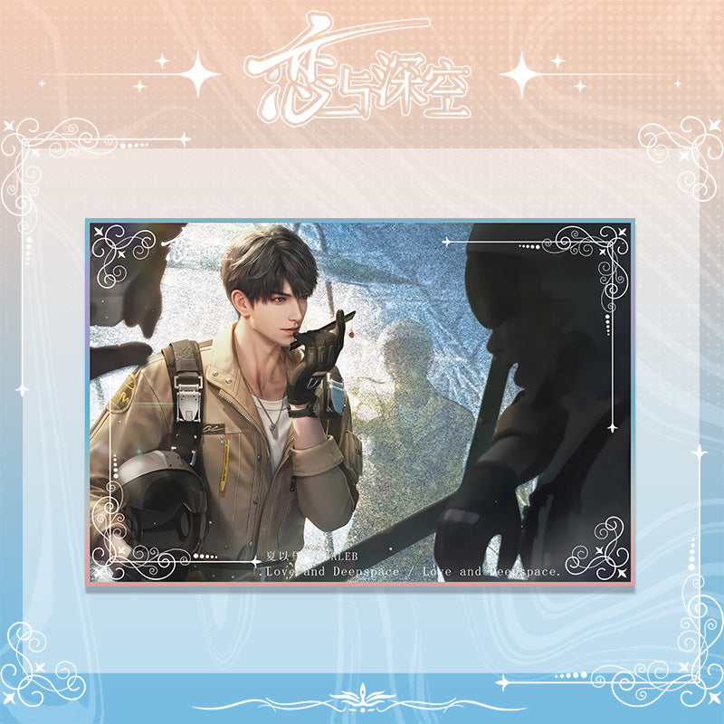 LaDS Series 501 Caleb Acrylic Double Flash Art Card - High-Definition Printing Anime Mobile Game Merchandise - merrys