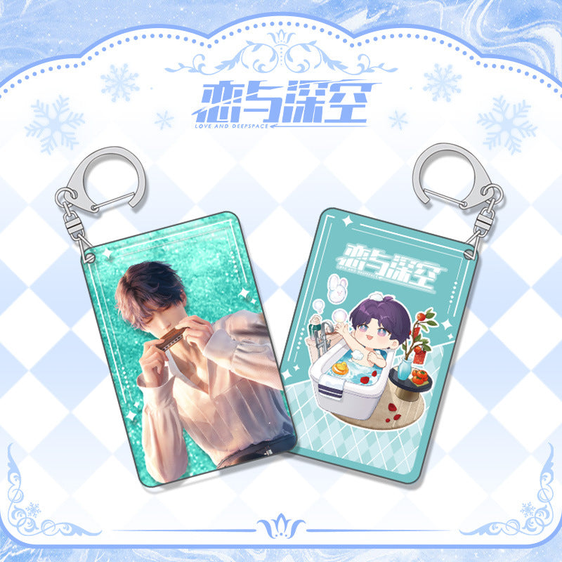 LaDS Shaker Mahjong Charm Keychain - Zayne, Rafayel, Xavier Anime Merch - merrys