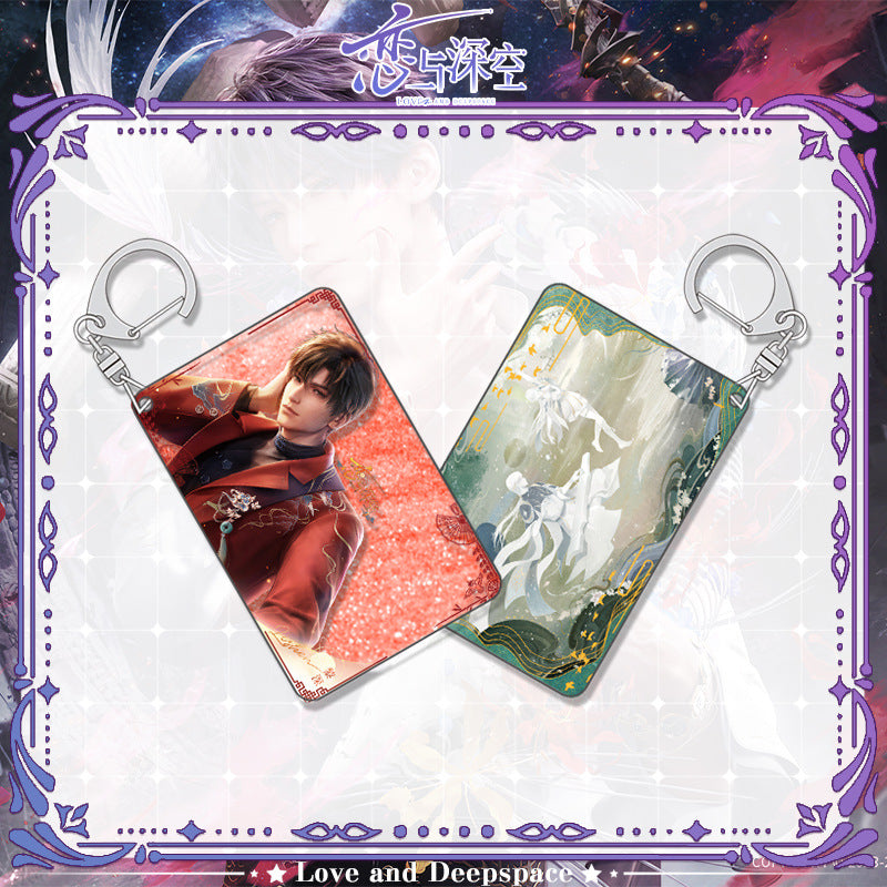 LaDS Shaker Mahjong Charm Keychain - Zayne, Rafayel, Xavier Anime Merch - merrys