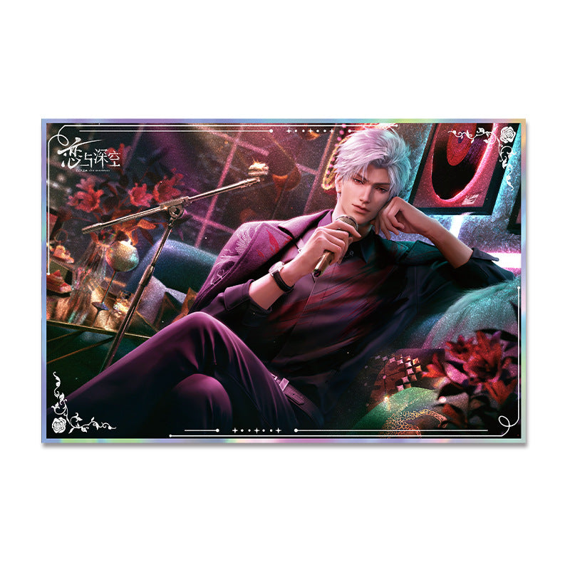 LaDS Series 501 Acrylic Double Flash Art Card - High-Definition Printing Anime Mobile Game Merchandise - merrys