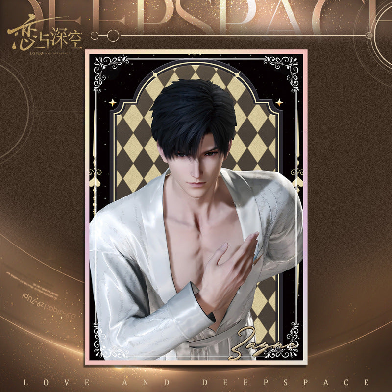 Love and DeepSpace Acrylic Art Card 1-115 - Large Size 20.5*14.5cm with Holographic Edge Anime Game Merchandise