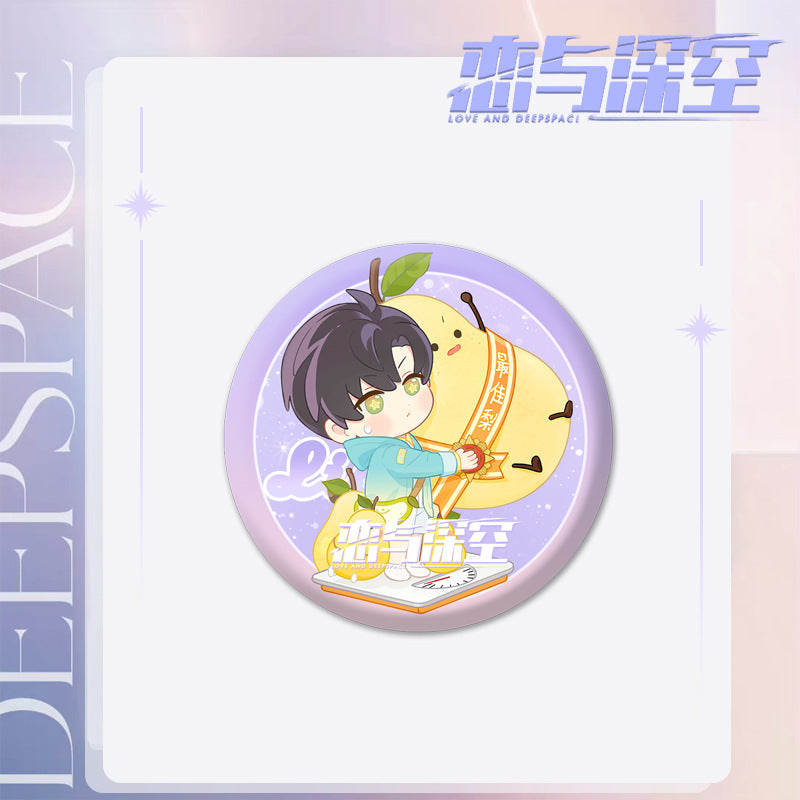 Love and DeepSpace Series 101 Badge - Chibi Cartoon Character Zayne, Rafayel All Characters Badge Merchandise - merrys