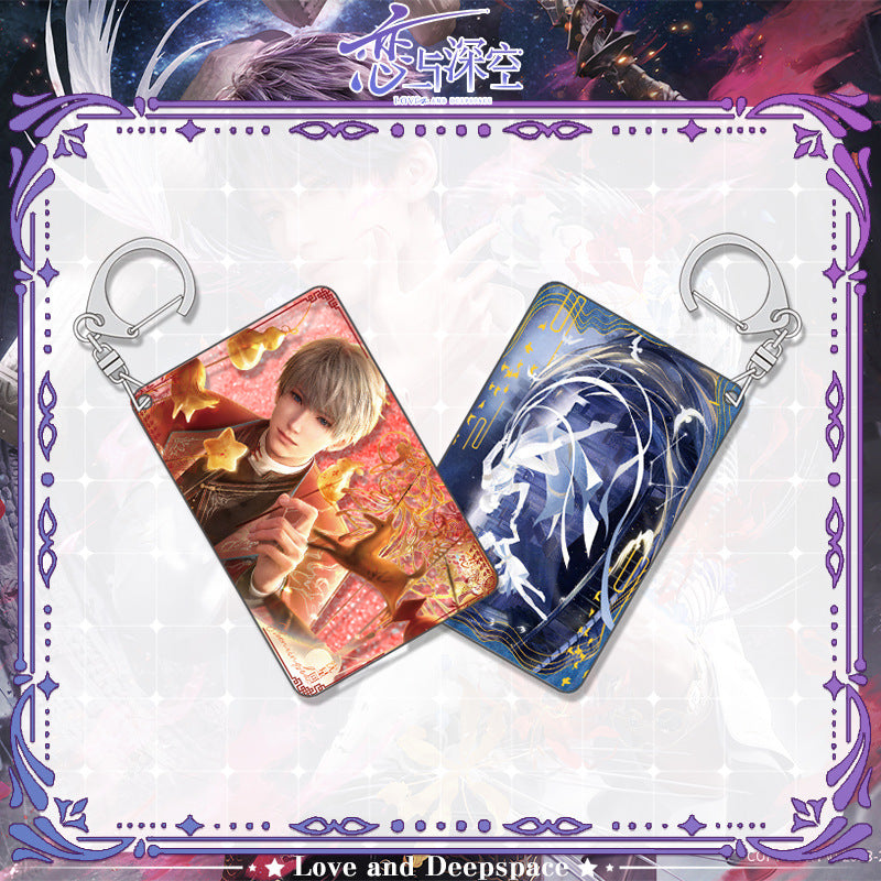 LaDS Shaker Mahjong Charm Keychain - Zayne, Rafayel, Xavier Anime Merch - merrys