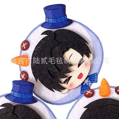 LaDS Doujin Otome Game Merchandise - Handmade Badge (Zayne, Xavier, Rafayel), Hair Clip, Non-woven Fabric Charm - merrys