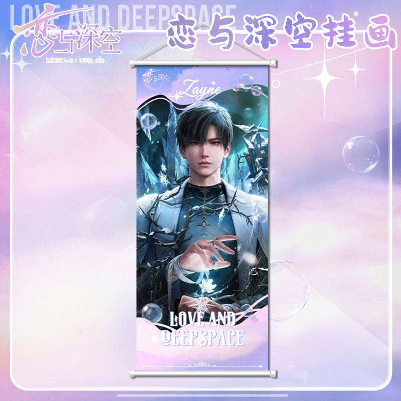 Love and DeepSpace New Style Anime Game Merchandise Canvas Scroll Poster Anime Expo