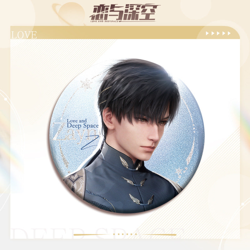 LaDS Double Flash Badge 81-105 - All Characters 75mm 58mm Tinplate Game Merchandise - merrys