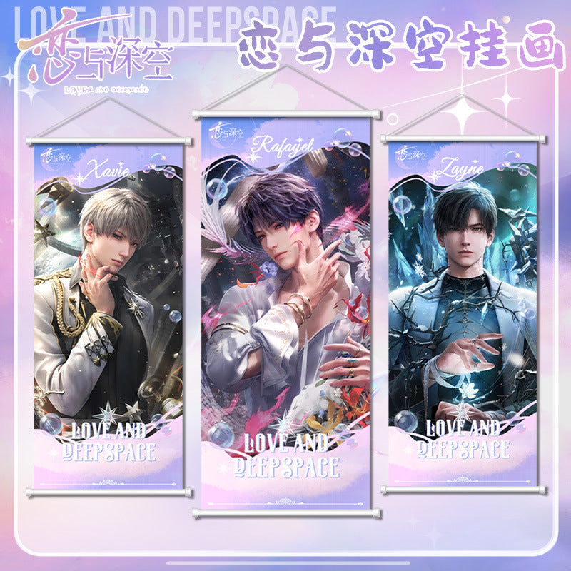 Love and DeepSpace New Style Anime Game Merchandise Canvas Scroll Poster Anime Expo