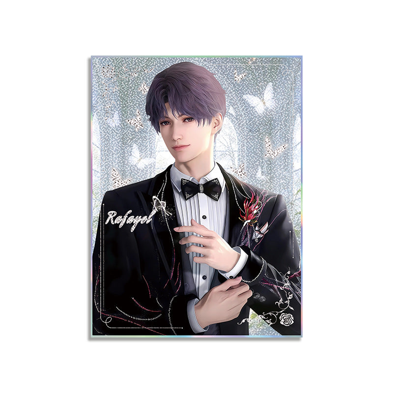 Love and DeepSpace Wedding Series 501 Acrylic Double Flash Art Card High-Definition Printing Anime Mobile Game Merchandise