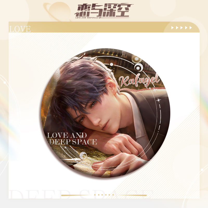 LaDS Double Flash Badge 81-105 - All Characters 75mm 58mm Tinplate Game Merchandise - merrys