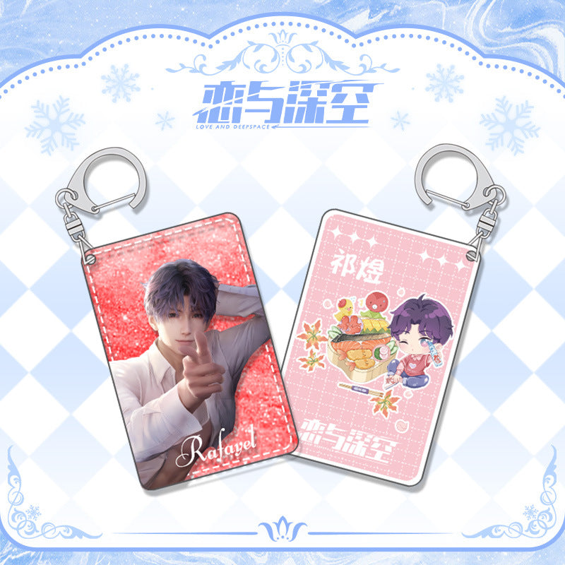 LaDS Shaker Mahjong Charm Keychain - Zayne, Rafayel, Xavier Anime Merch - merrys