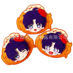 LaDS Doujin Otome Game Merchandise - Handmade Badge (Zayne, Xavier, Rafayel), Hair Clip, Non-woven Fabric Charm - merrys