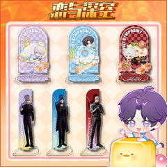 Love and DeepSpace 12cm Double-Sided Insert Standee - Anime Acrylic Desktop Decoration, Sandwich Craft, Combined Illustration