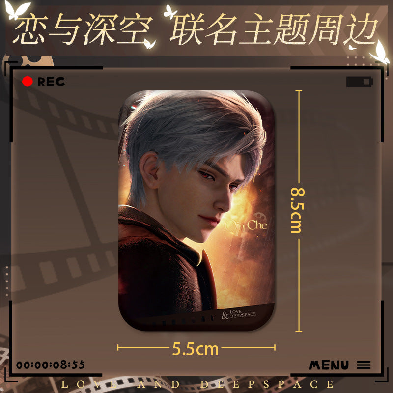 Love and DeepSpace Co-branded with Wanda Pictures - Scroll Poster, Quicksand Ticket Stub, Tactile Film Badge Co-branded Combo Set