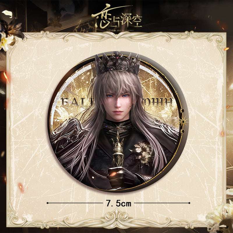 Love and DeepSpace Xavier Falling Crown Series - Acrylic Sandwich Standee, Art Paper & Quicksand Keychain - merrys