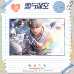 LaDS Series 501 Acrylic Double Flash Art Card - High-Definition Printing Anime Mobile Game Merchandise - merrys